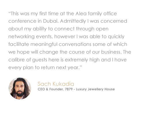 Middle East Family Office Summit Testimonial 1